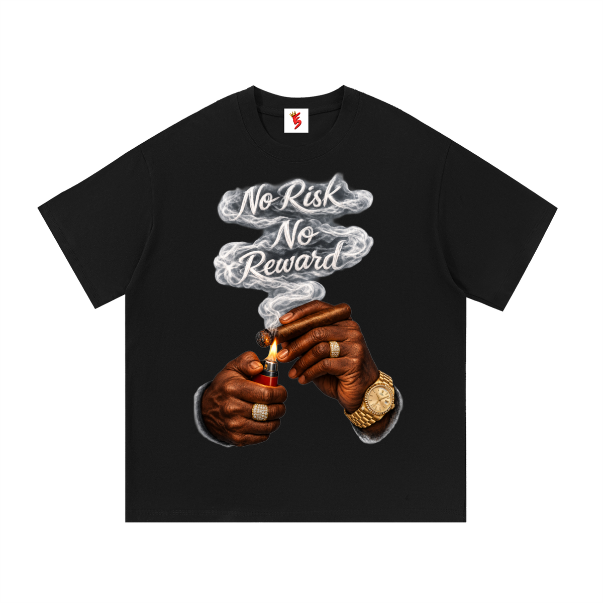 No Risk No Reward T-Shirt (White Writing)