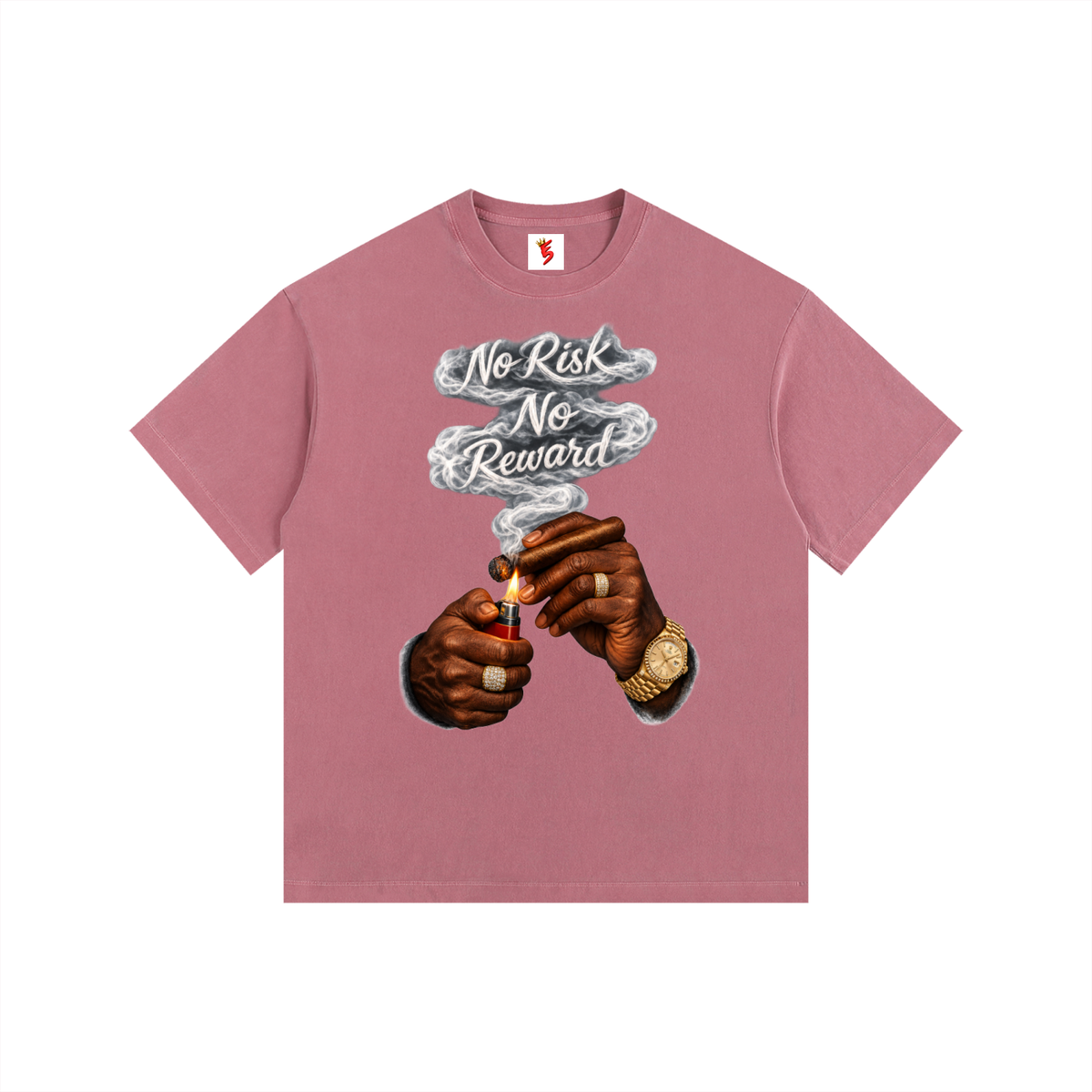 No Risk No Reward Vintage Washed T-Shirt (Big & Tall)