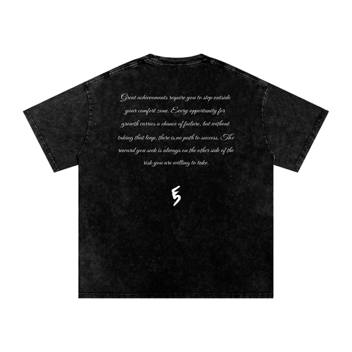 No Risk No Reward Snow Washed Oversized T-Shirt