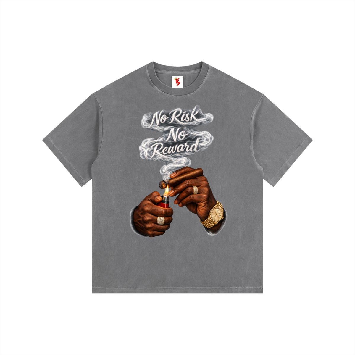 No Risk No Reward Vintage Washed T-Shirt (Big & Tall)