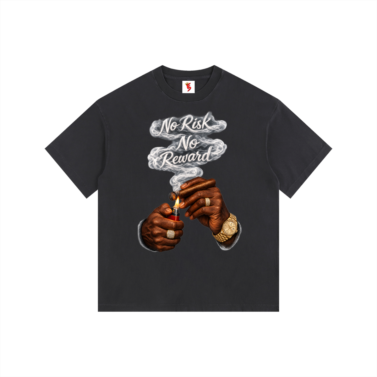 No Risk No Reward Vintage Washed T-Shirt (Big & Tall)