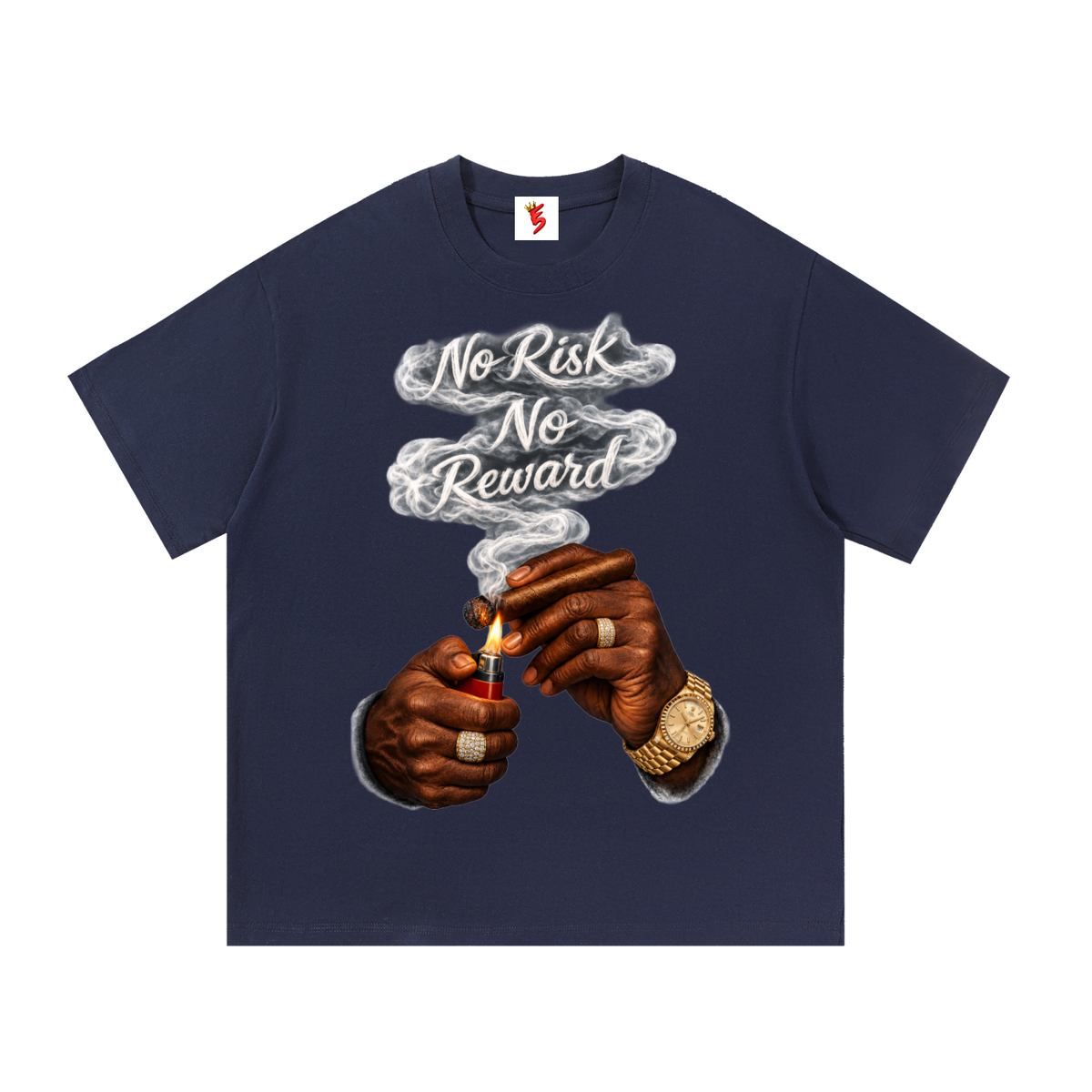 No Risk No Reward T-Shirt (White Writing)