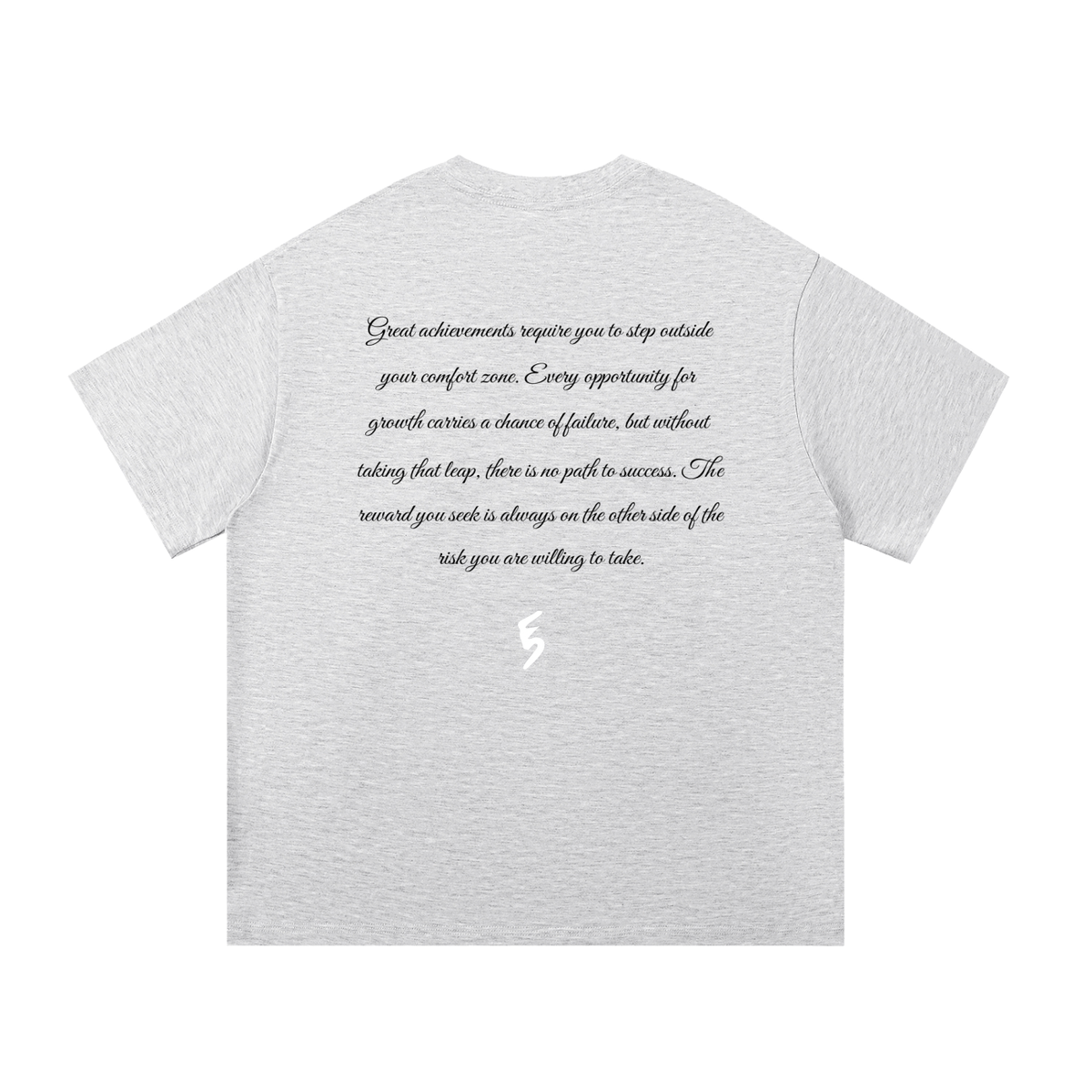 No Risk No Reward T-Shirt (Black writing)
